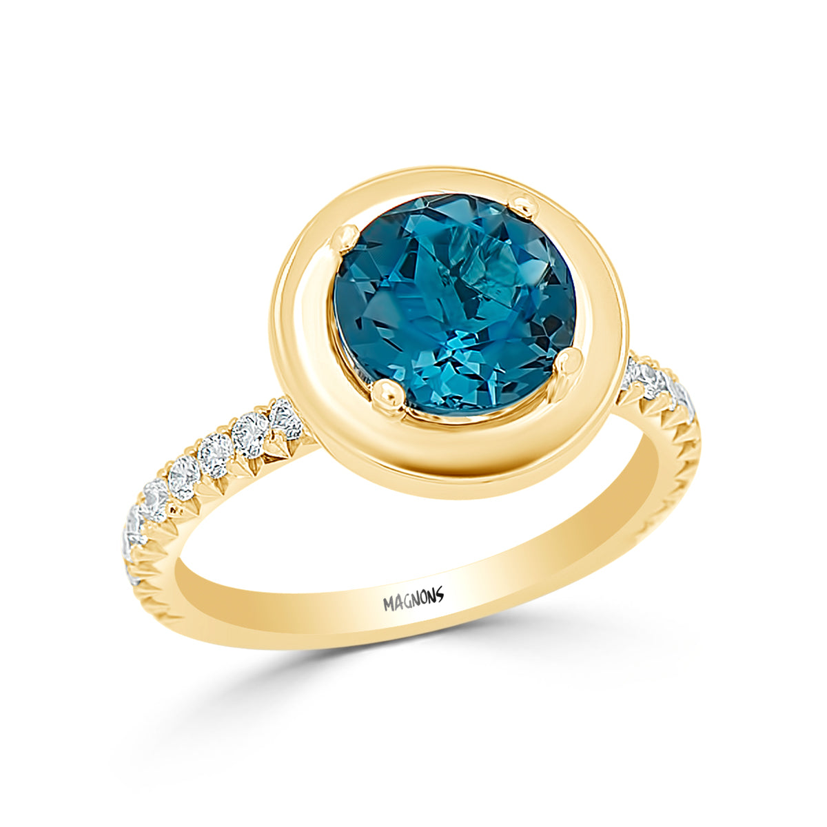 Twist 2 Stone Diamond Promise Ring | Wedding Bands Company Chicago Jewelers